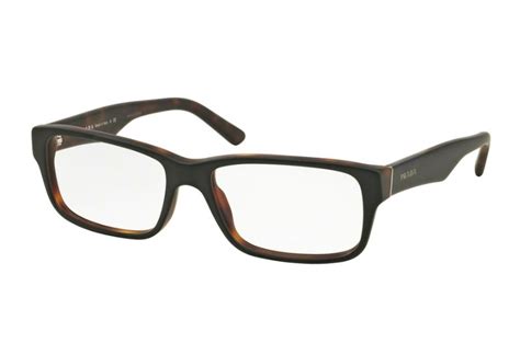 prada pr 16mv ubh1o1 top black matte tortoise frames only|Prada PR 16MV Heritage Eyeglasses .